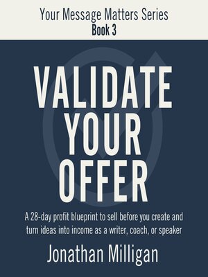 cover image of Validate Your Offer